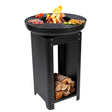 alpina 3-in-1 Vuurkorf en Grillplaat - 61 x 90 cm - maximondo