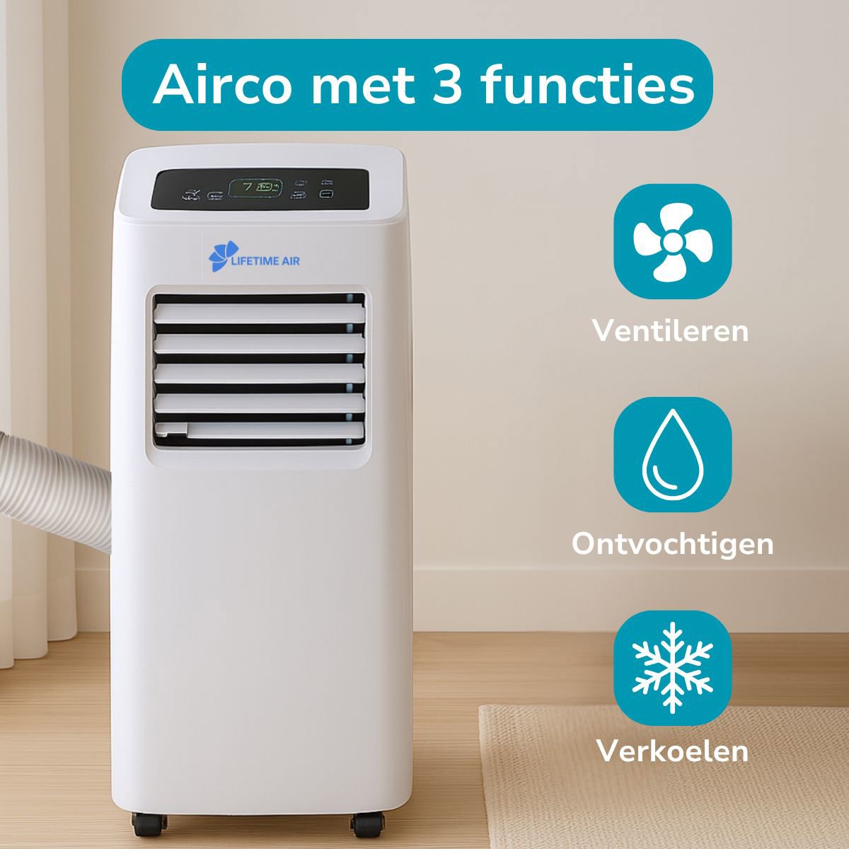 Lifetime Air Mobiele Airco - maximondo