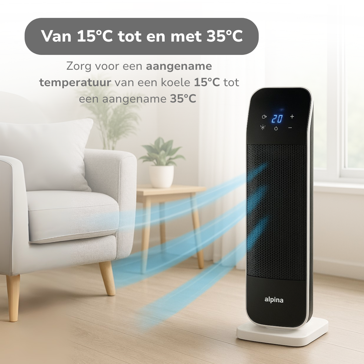 alpina Kachel en Ventilator - maximondo