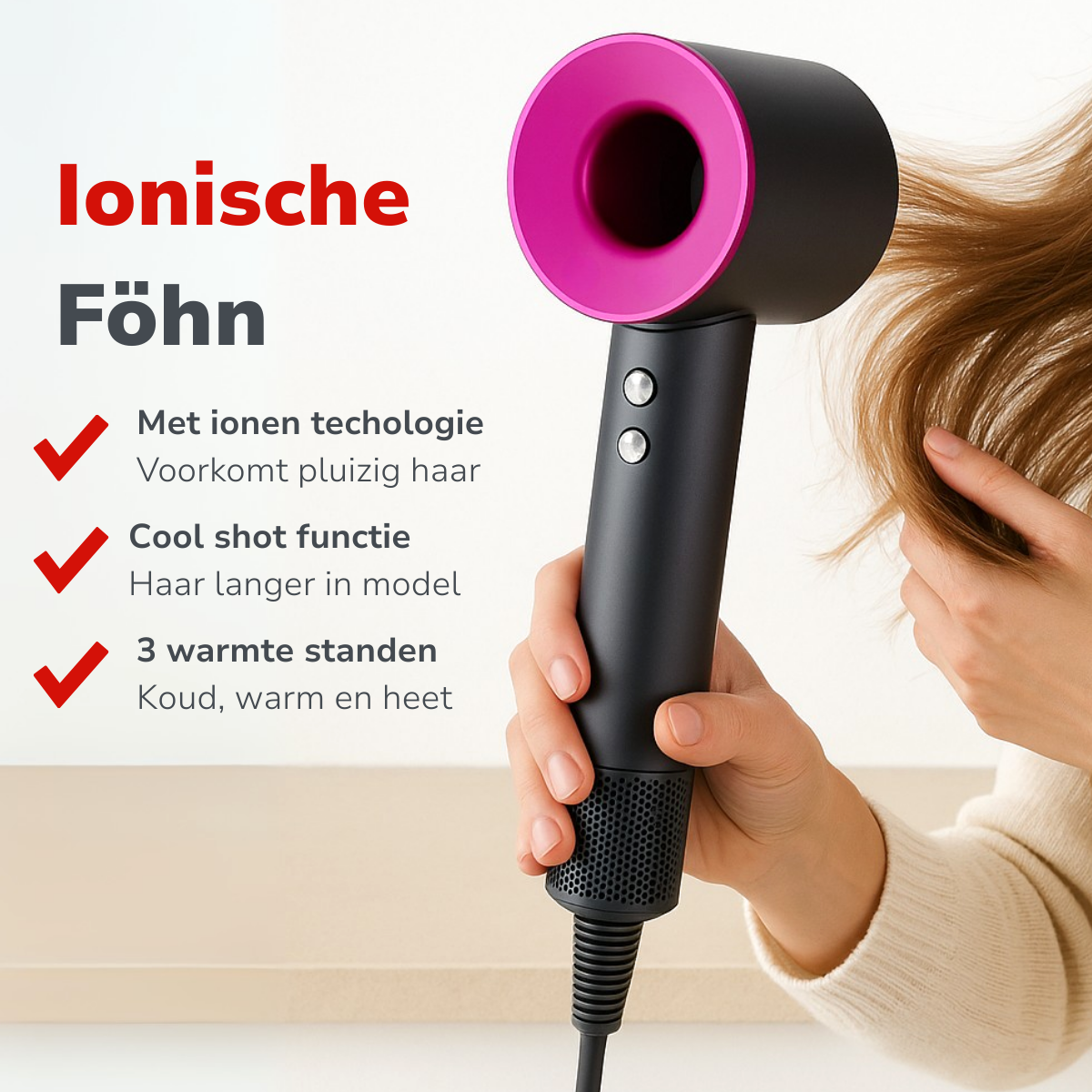 alpina Ionische Haardroger 1600W - maximondo