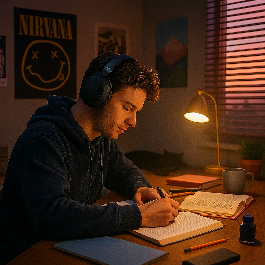 Grundig Bluetooth Hoofdtelefoon met ANC – Zwart