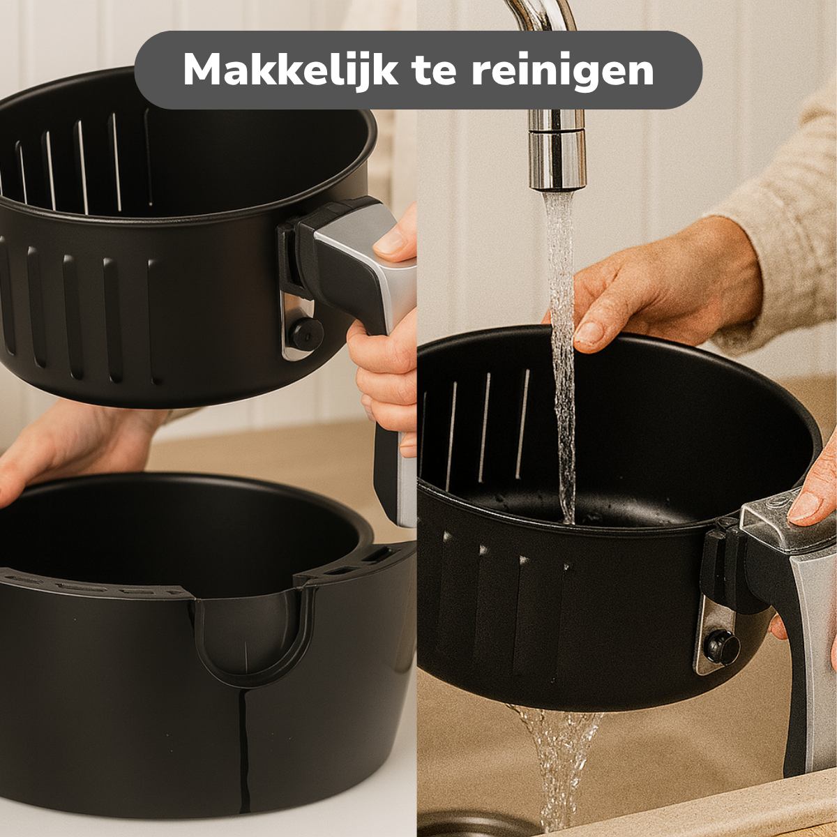 alpina Airfryer 2.4L - Heteluchtfriteuse voor 1-4 Personen - maximondo