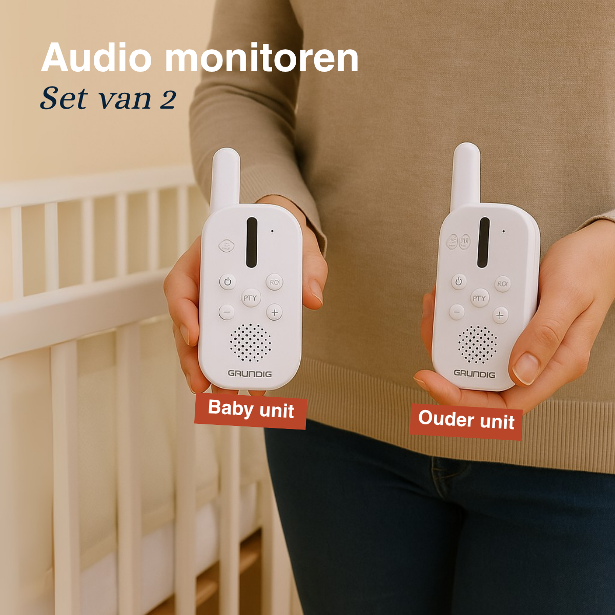 Grundig DECT Audio Babyfoon 2.4Ghz