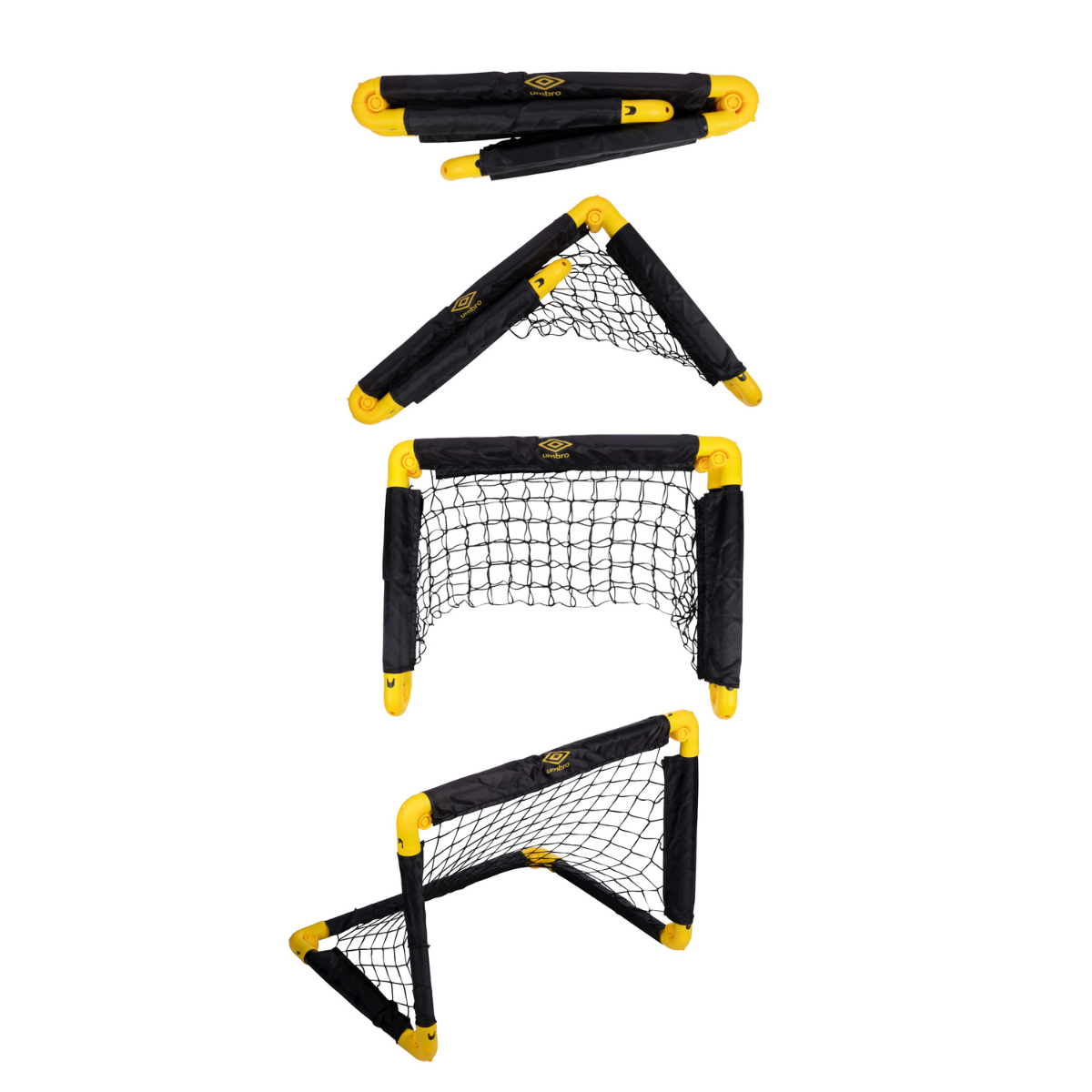 Umbro Voetbaldoel 50 x 44 x 44cm set van 2 - Opvouwbaar - maximondo