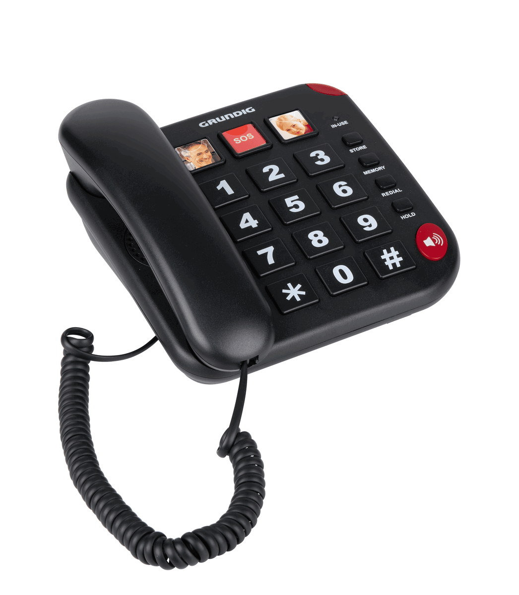 Grundig Senioren Telefoon met Grote Toetsen - maximondo