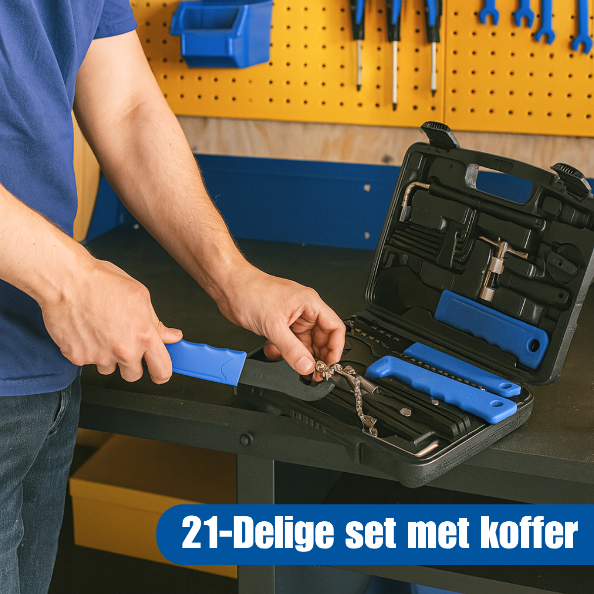 Kinzo Fiets Reparatieset 21-Delig - maximondo