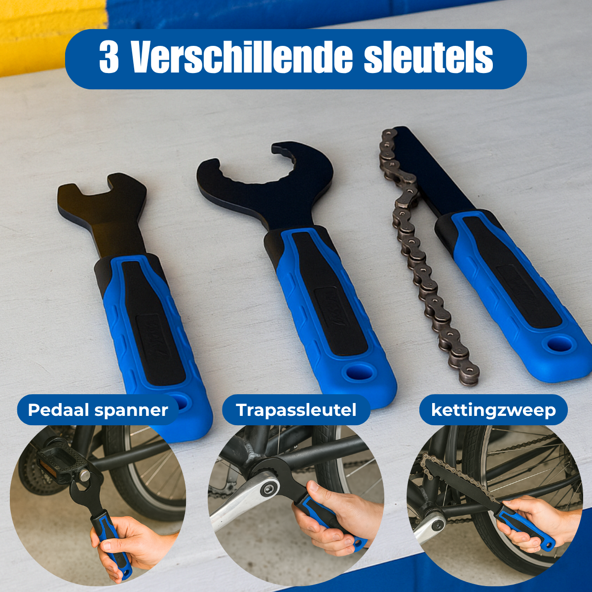 Kinzo Fiets Reparatieset 21-Delig - maximondo
