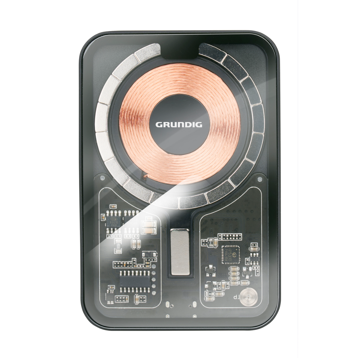 Grundig Draadloze Powerbank Transparent 5000mAh - maximondo