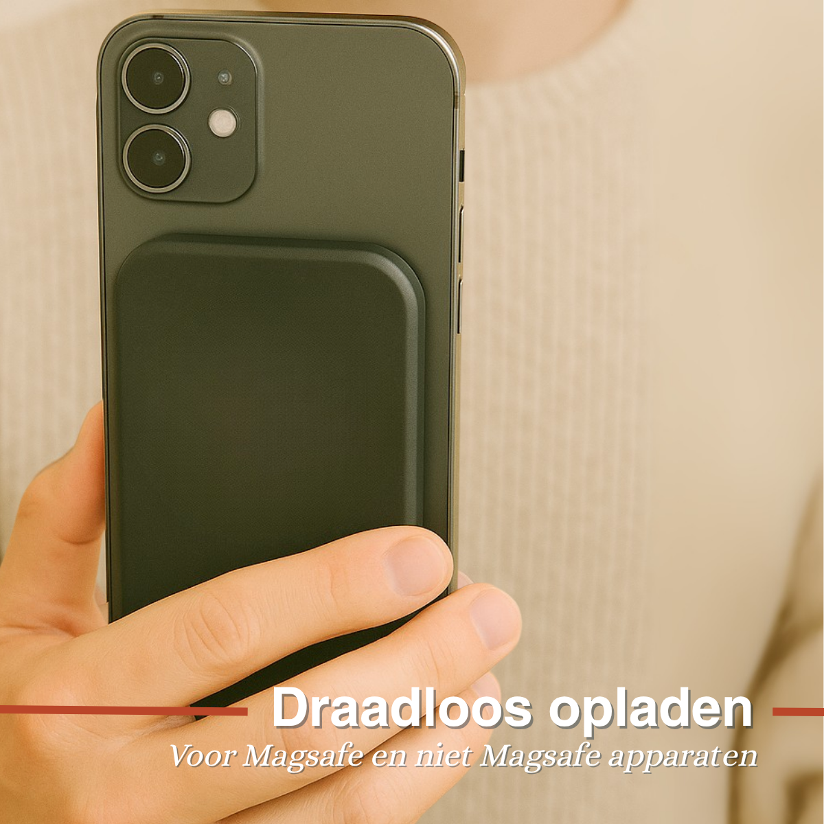 Grundig Draadloze Powerbank Transparent 5000mAh - maximondo