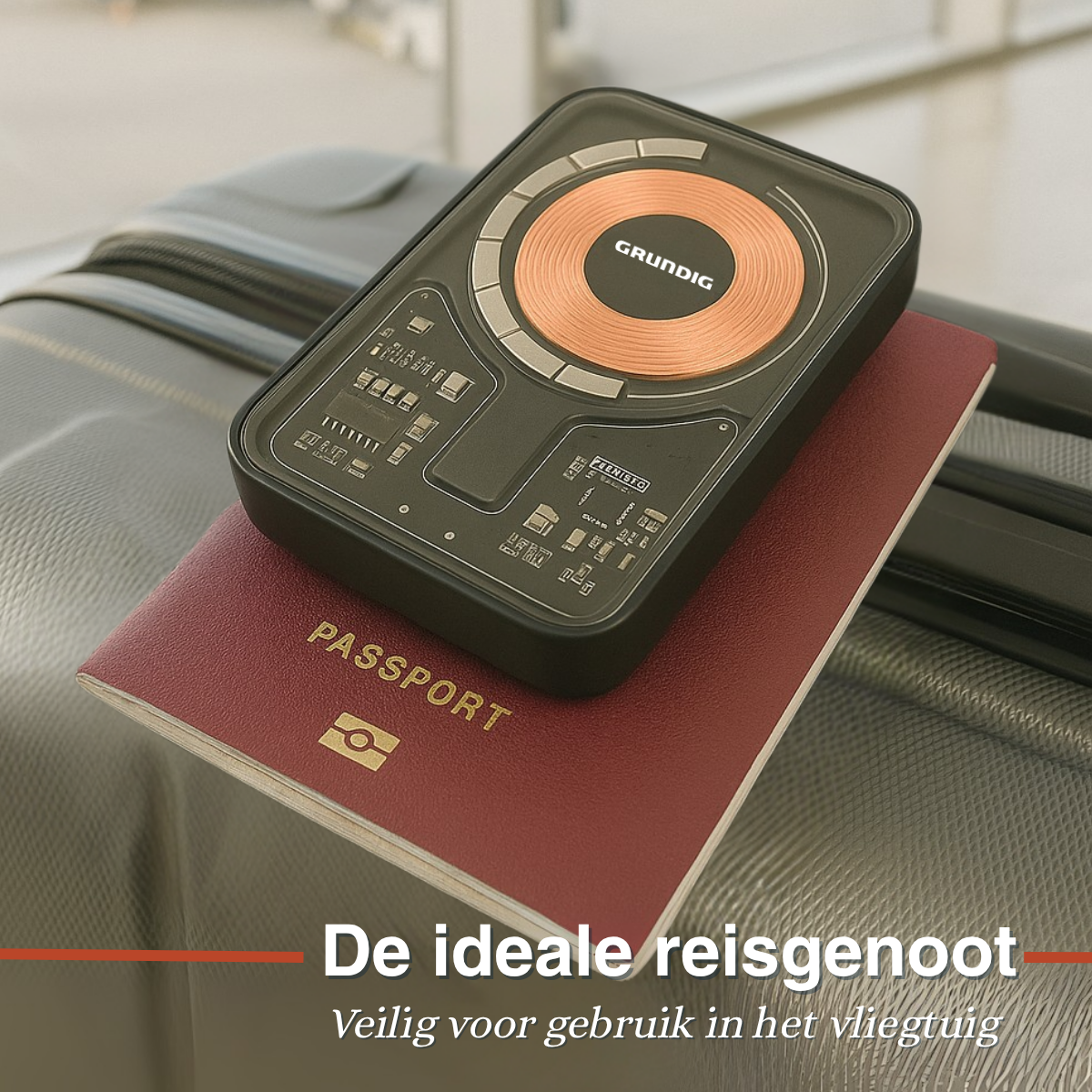 Grundig Draadloze Powerbank Transparent 5000mAh - maximondo