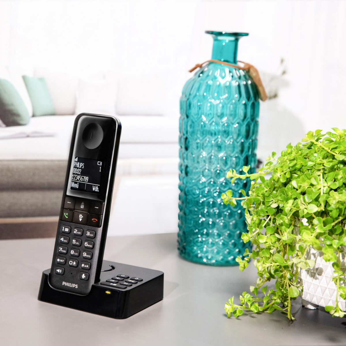 Philips Telefoon D4751B/01, Draadloos - maximondo