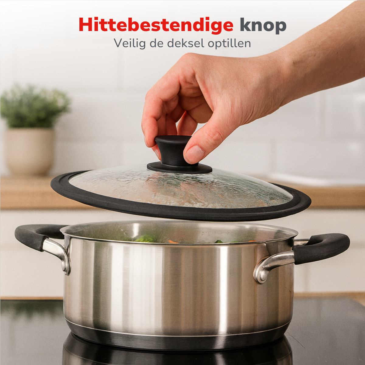 alpina Glazen Pannendeksel 24cm/26cm/28cm - maximondo