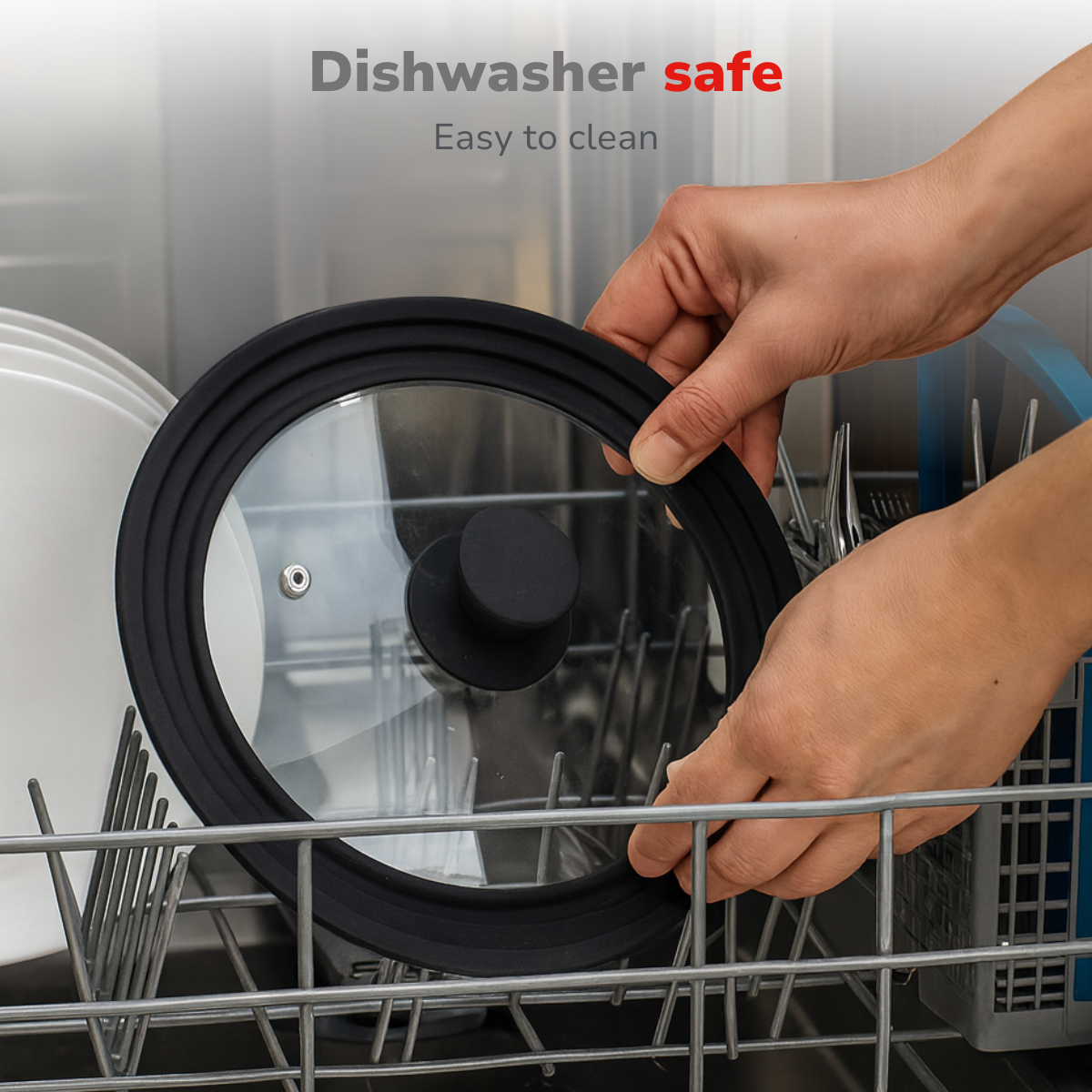 alpina Universeel Glazen Deksel Pannendeksel 24cm/26cm/28cm - maximondo