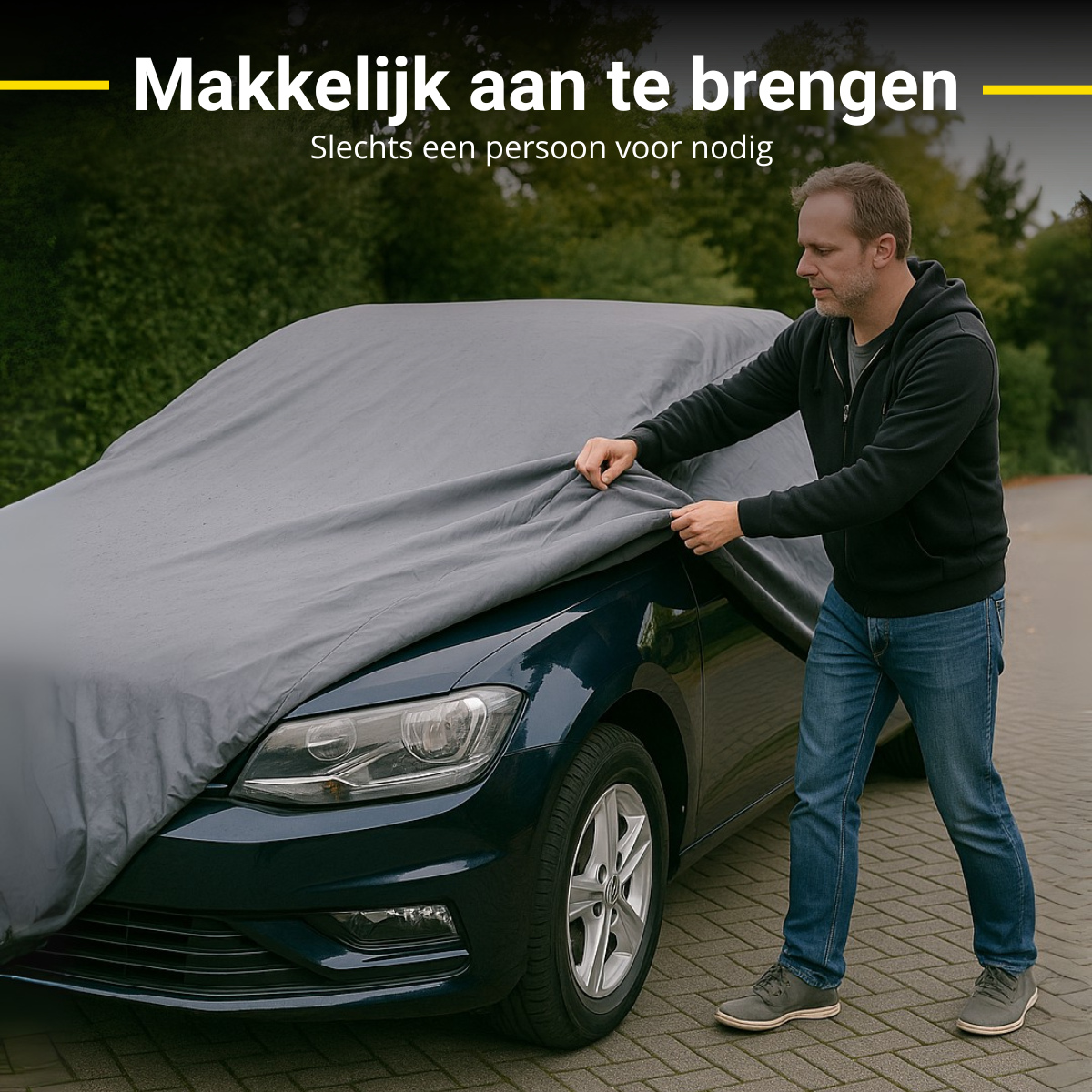 Dunlop Autohoezen XL Zwart - maximondo