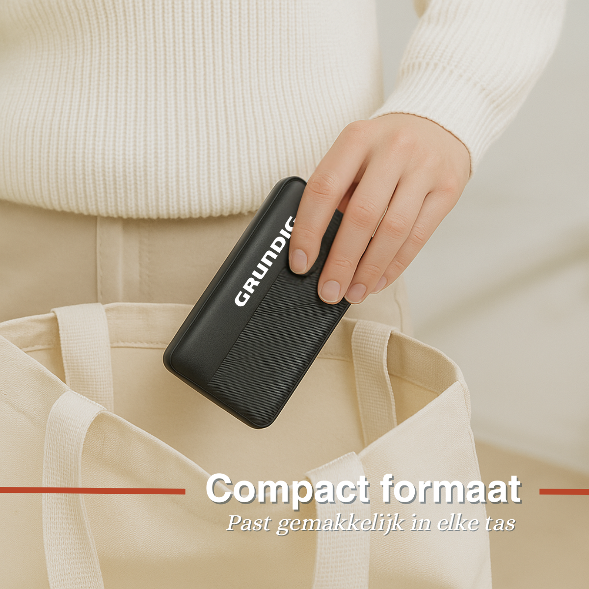 Grundig Powerbank 20000 mAh – Externe Batterij - maximondo