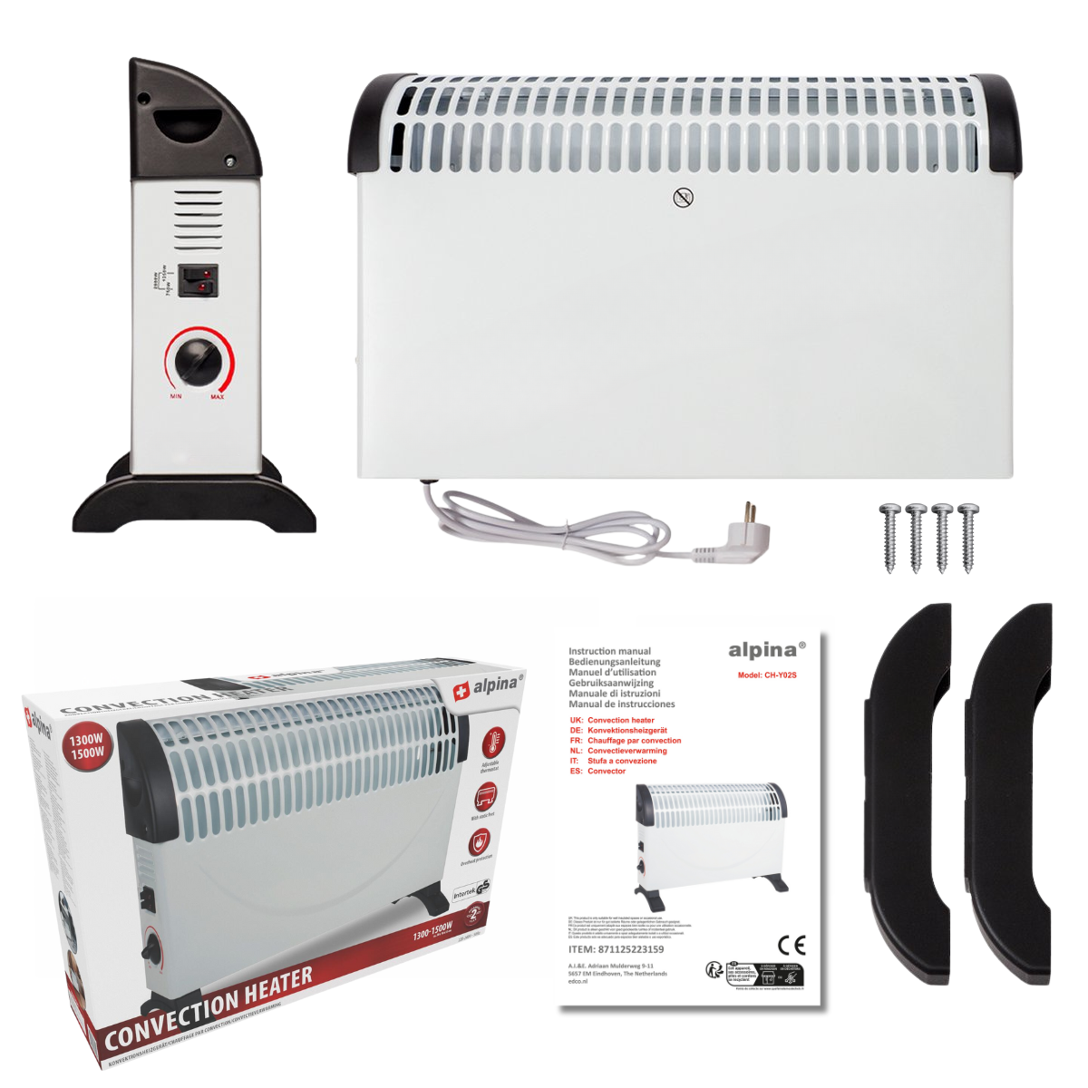 alpina Convectorkachel 1500W - maximondo