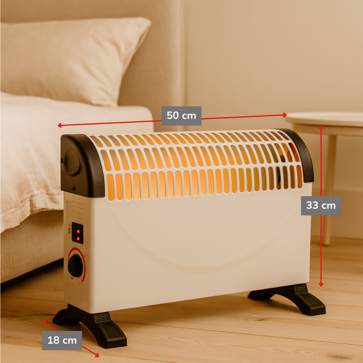 alpina Convectorkachel 1500W - maximondo