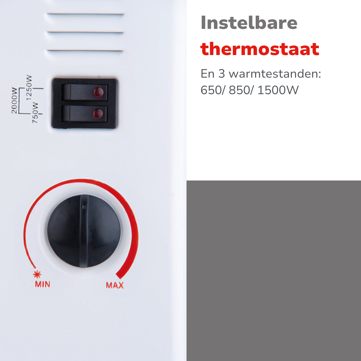 alpina Convectorkachel 1500W - maximondo