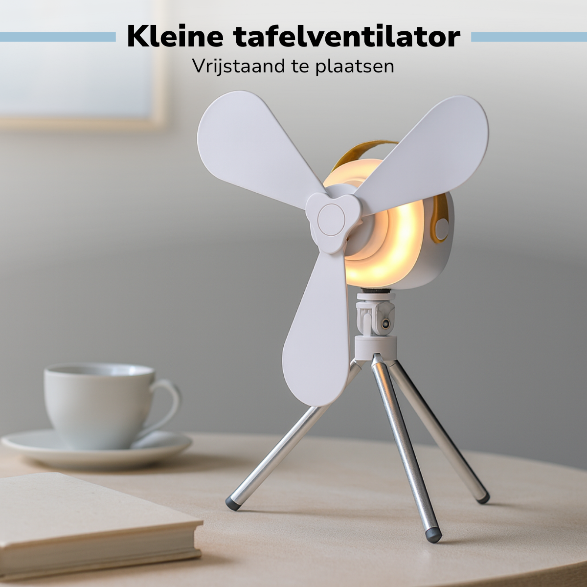 Lifetime Air Tafelventilator USB-C Oplaadbaar - maximondo