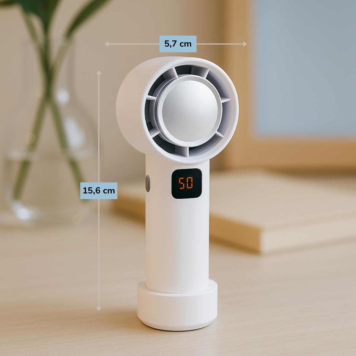 Lifetime Air Draadloze Ventilator - Bladloze USB Ventilator - maximondo