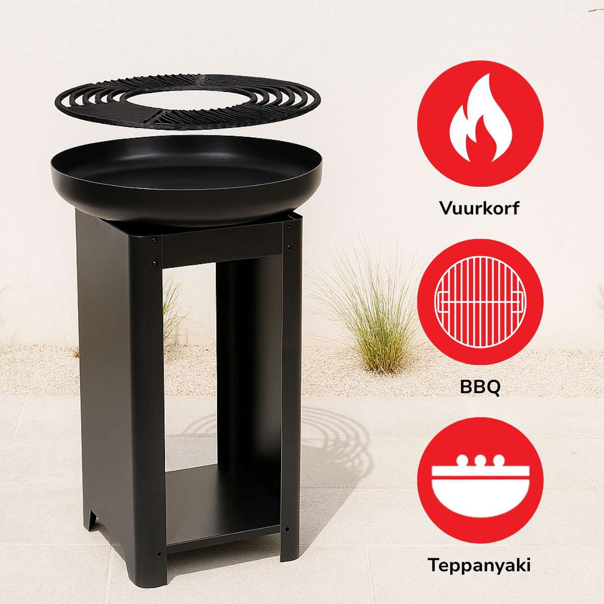BBQ Collection 3in-1 Vuurkorf - maximondo
