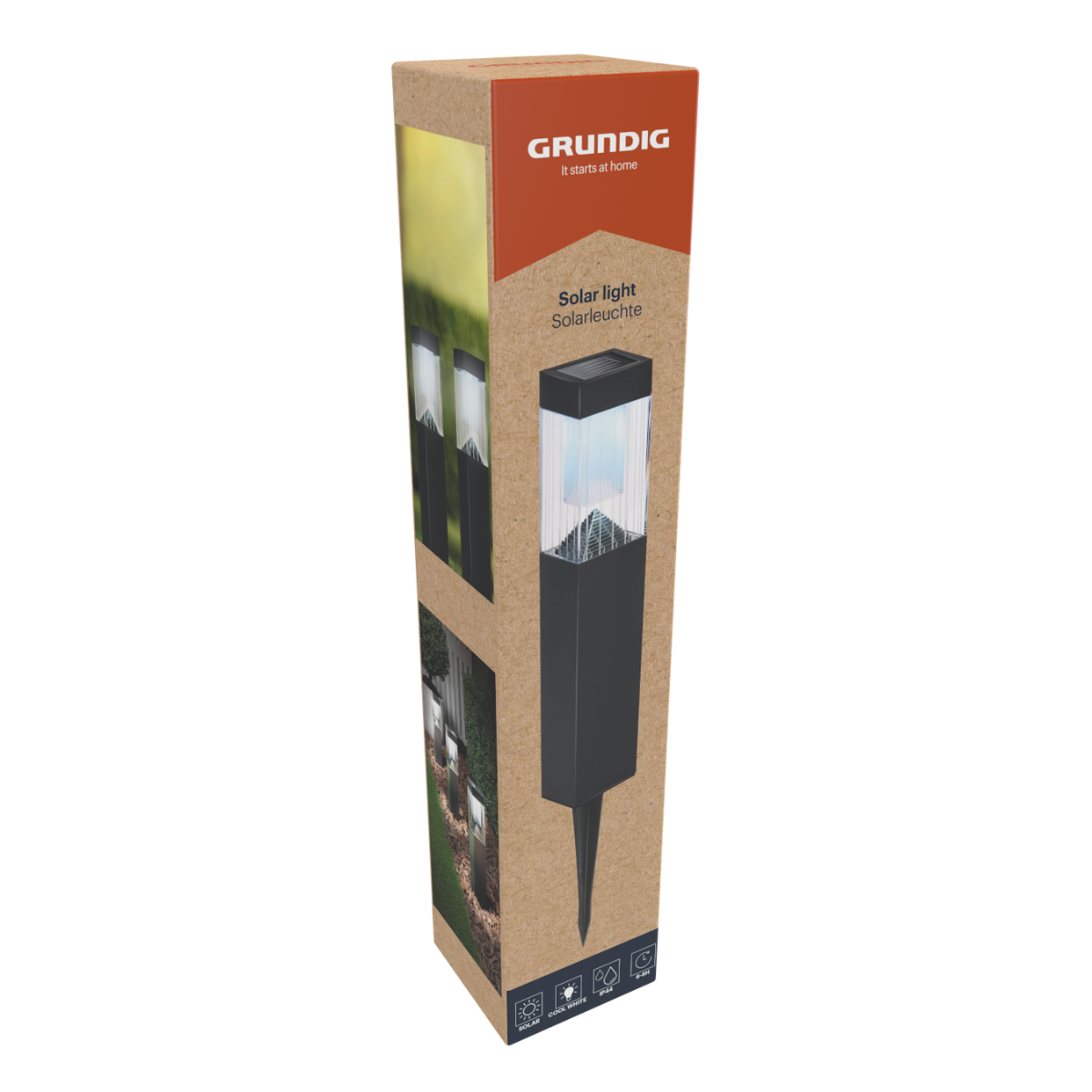 Grundig Solar Tuinverlichting 1 Stuk - Zonne Energie - maximondo