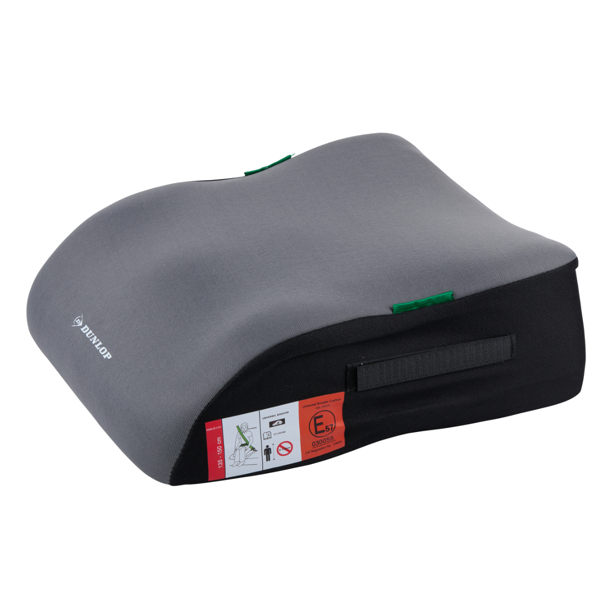 Dunlop Kinderzitje Grijs - Stoelverhoger UN ECE R129 - maximondo