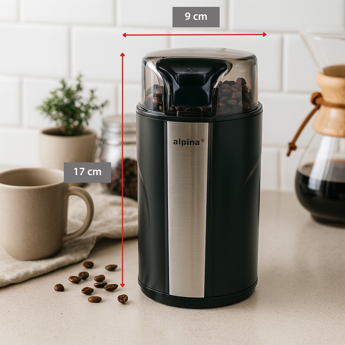 alpina Elektrische Koffiemolen 200W - maximondo