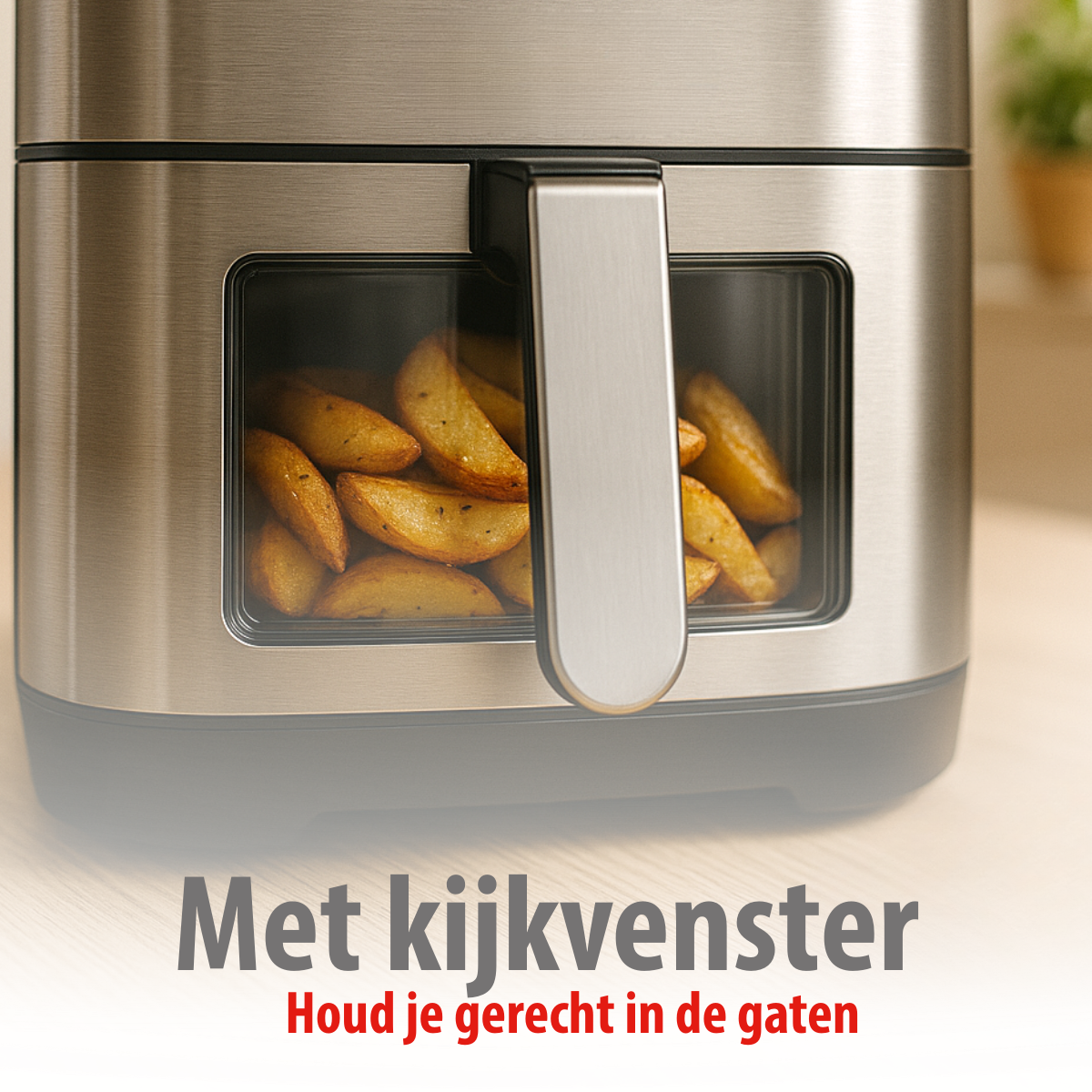 alpina Dubbele Airfryer XXL - Heteluchtfriteuse 8L - maximondo
