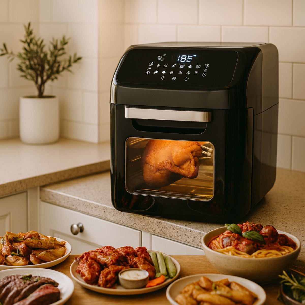 alpina Airfryer Oven XXXL - Heteluchtfriteuse 12L - maximondo