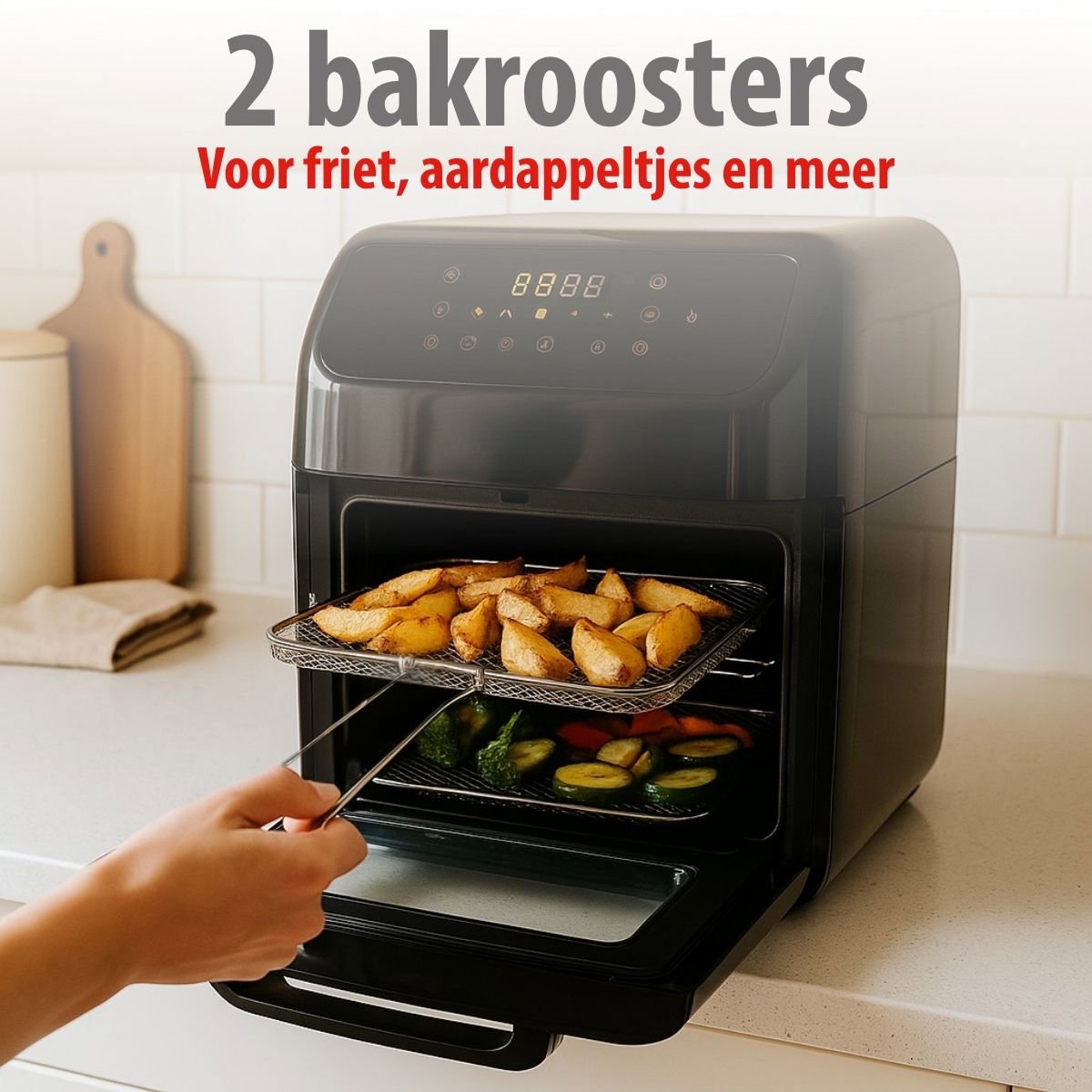 alpina Airfryer Oven XXXL - Heteluchtfriteuse 12L - maximondo
