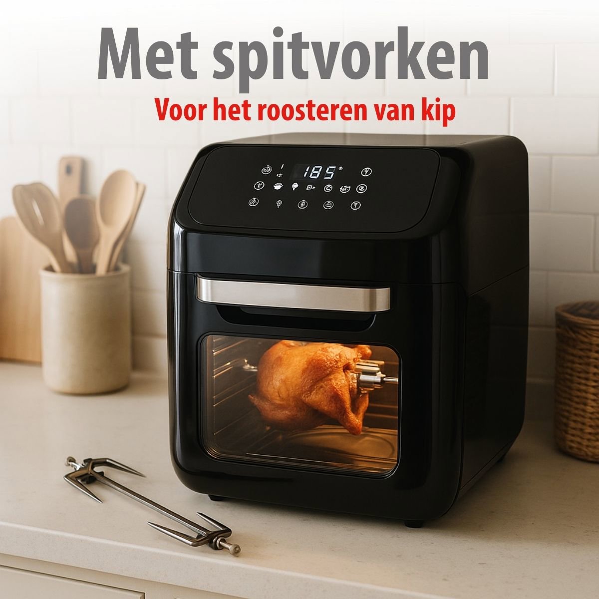 alpina Airfryer Oven XXXL - Heteluchtfriteuse 12L - maximondo