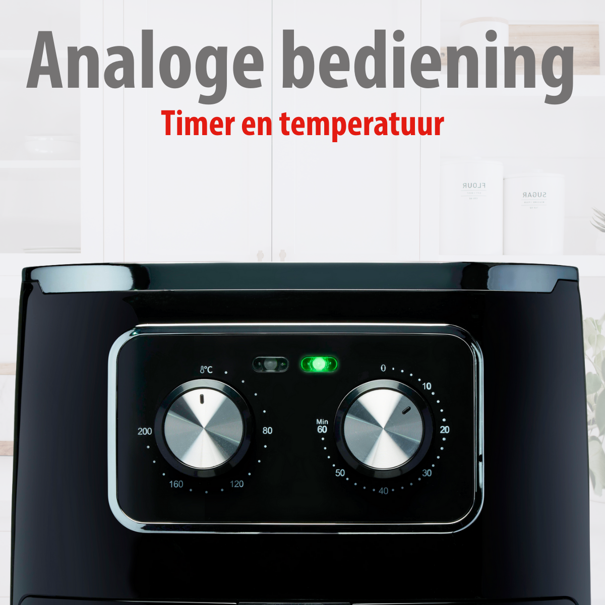 alpina Airfryer 4.5L - Heteluchtfriteuse voor 1-4 Personen - maximondo