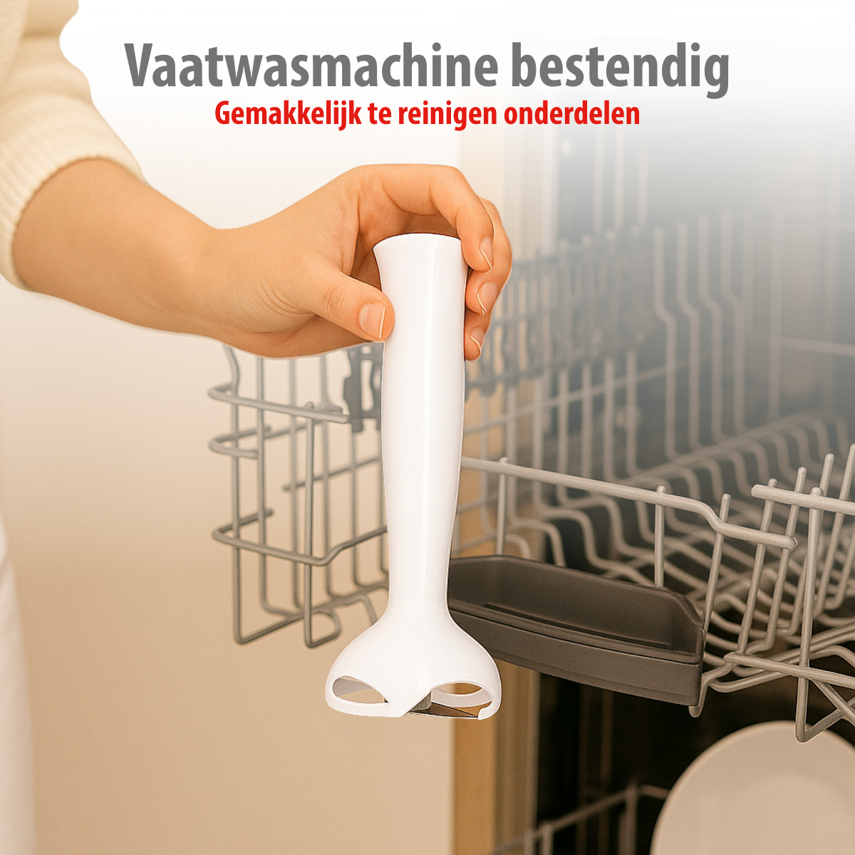 alpina Staafmixer 400W - Handmixer met Turbofunctie - maximondo