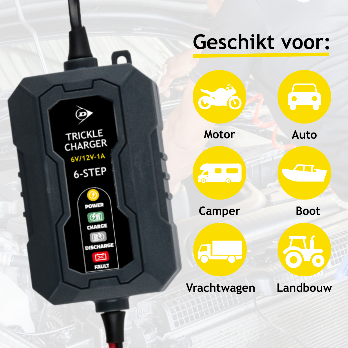 Dunlop Druppellader 6/12V 1A