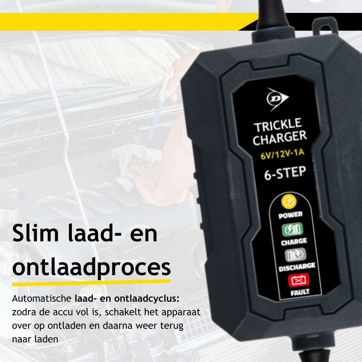 Dunlop Druppellader 6/12V 1A - maximondo