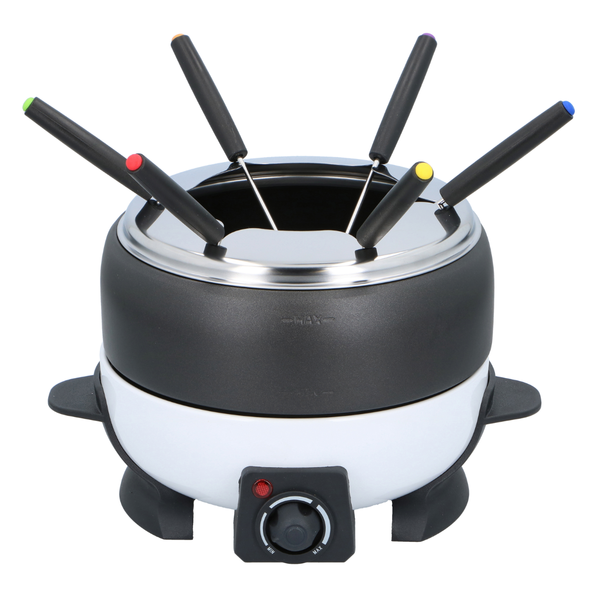 Cuisinier Deluxe Fondueset Elektrisch 800W – Fonduepan 2L - maximondo