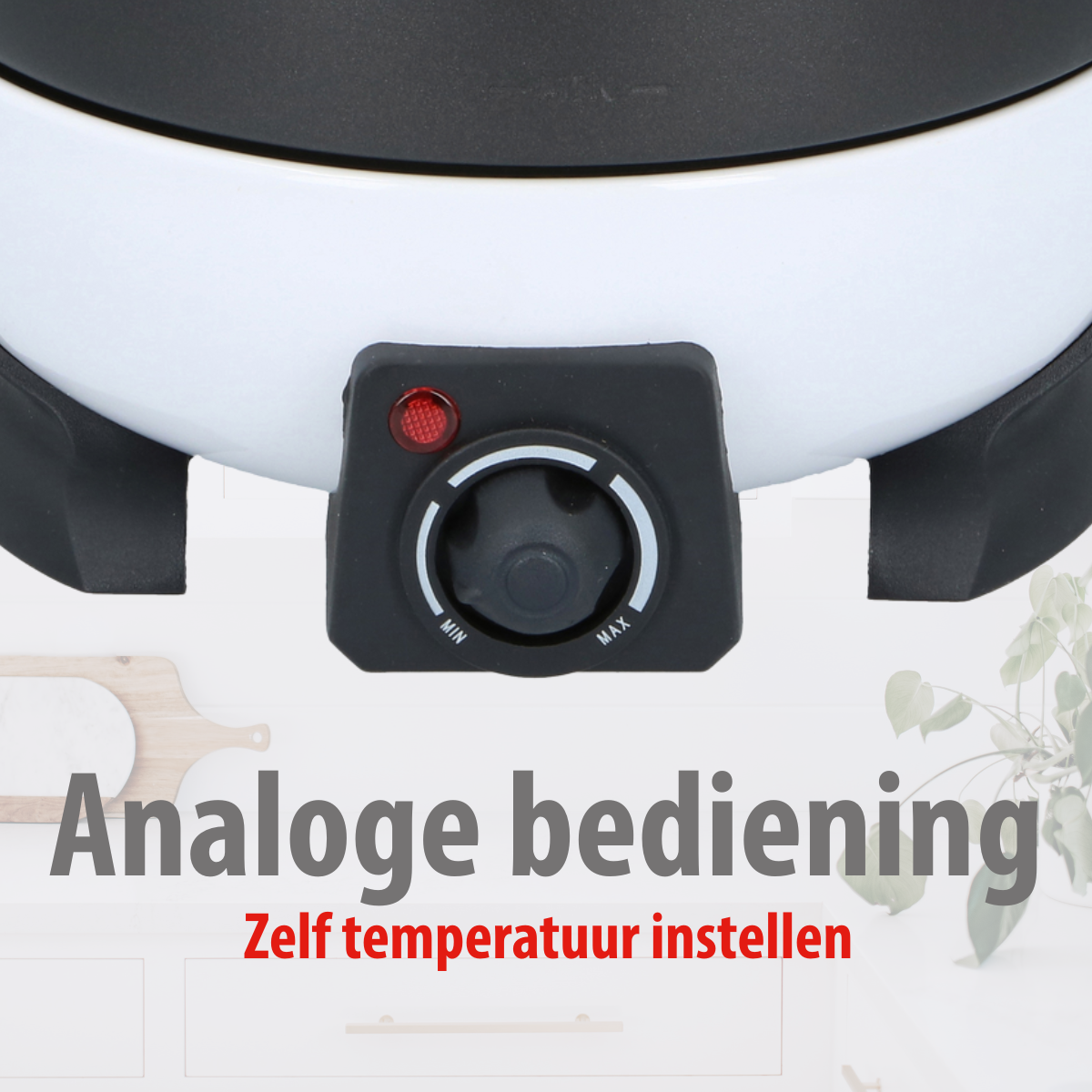 Cuisinier Deluxe Fondueset Elektrisch 800W – Fonduepan 2L - maximondo