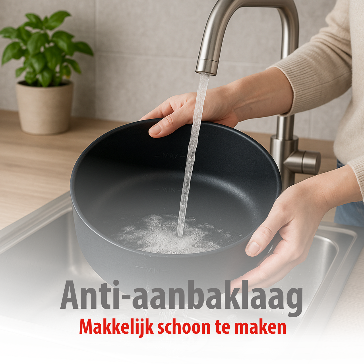 Cuisinier Deluxe Fondueset Elektrisch 800W – Fonduepan 2L - maximondo