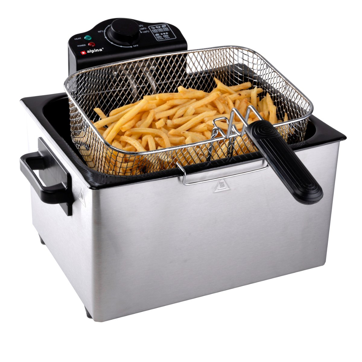 alpina Frituurpan 5 Liter - Dubbele Friteuse - maximondo