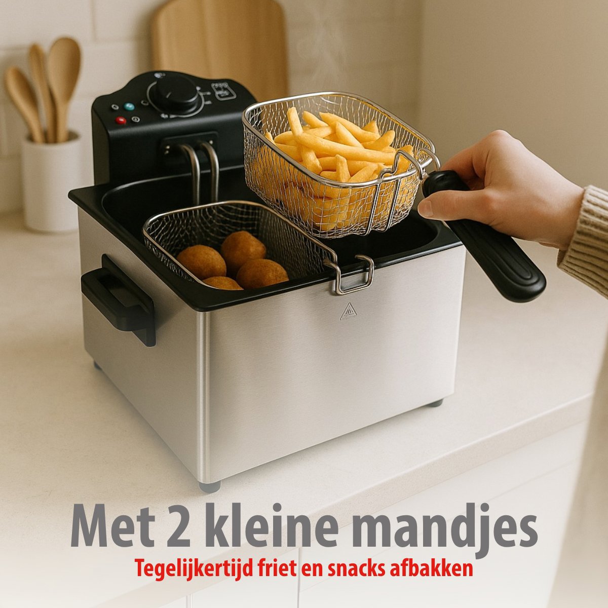 alpina Frituurpan 5L, 3 Manden - maximondo