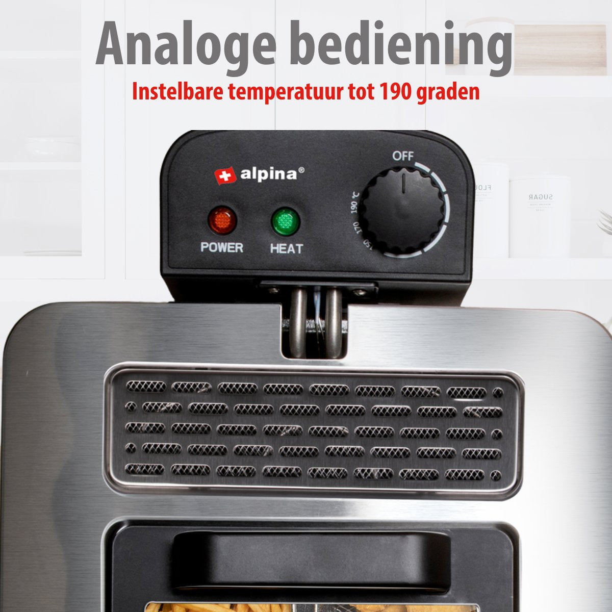 alpina Frituurpan 5L, 3 Manden - maximondo