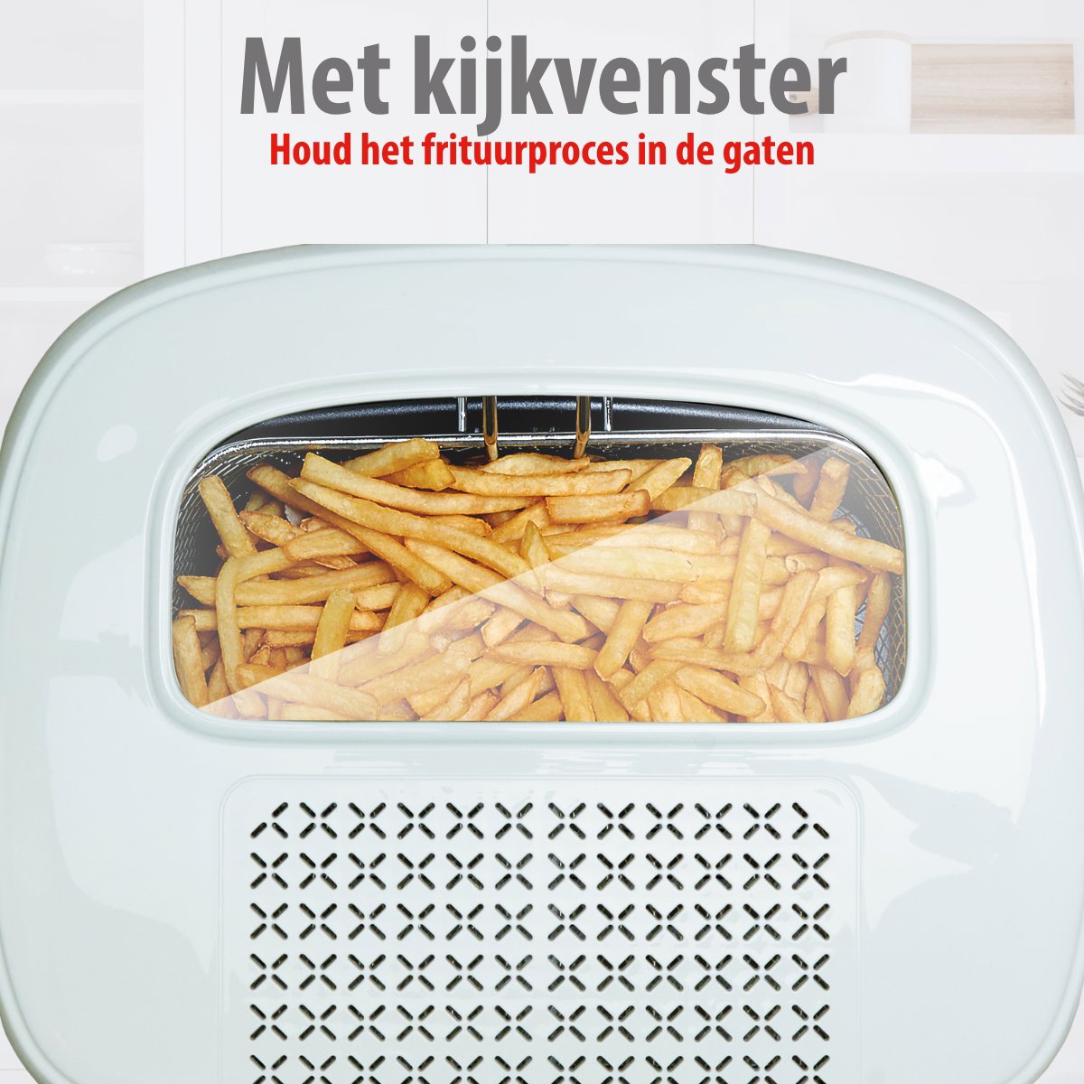 alpina Frituurpan 2.5L - Wit - maximondo