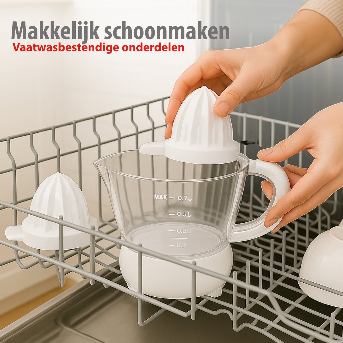 alpina Citruspers 0.7L – Sinaasappelpers Elektrisch 25W - maximondo