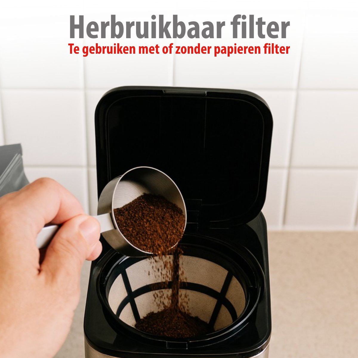 alpina Koffiezetapparaat Filterkoffie - Koffiemachine 1.5L - maximondo