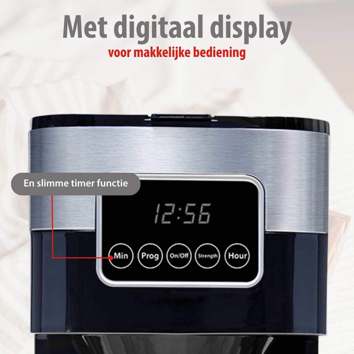 alpina Koffiezetapparaat Filterkoffie - Koffiemachine 1.5L - maximondo