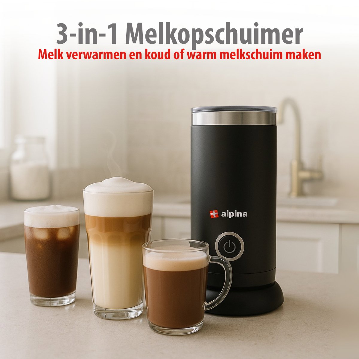 alpina Melkopschuimer Elektrisch 300ml