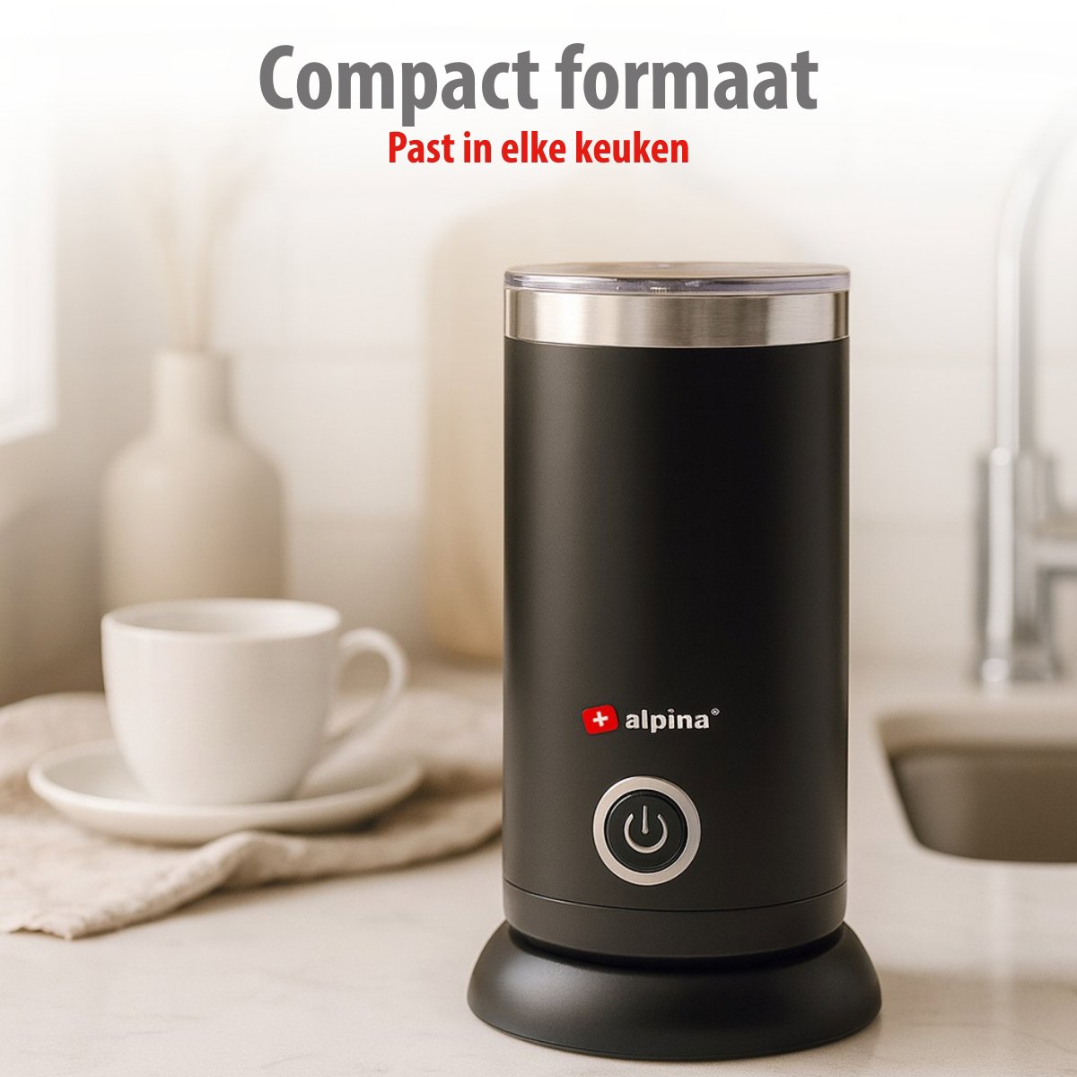 alpina Melkopschuimer Elektrisch 300ml - maximondo