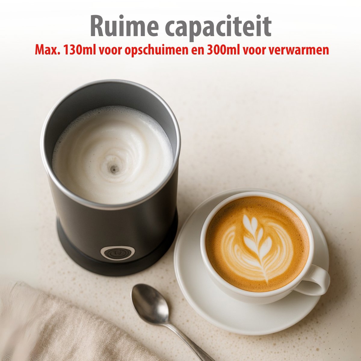 alpina Melkopschuimer Elektrisch 300ml - maximondo