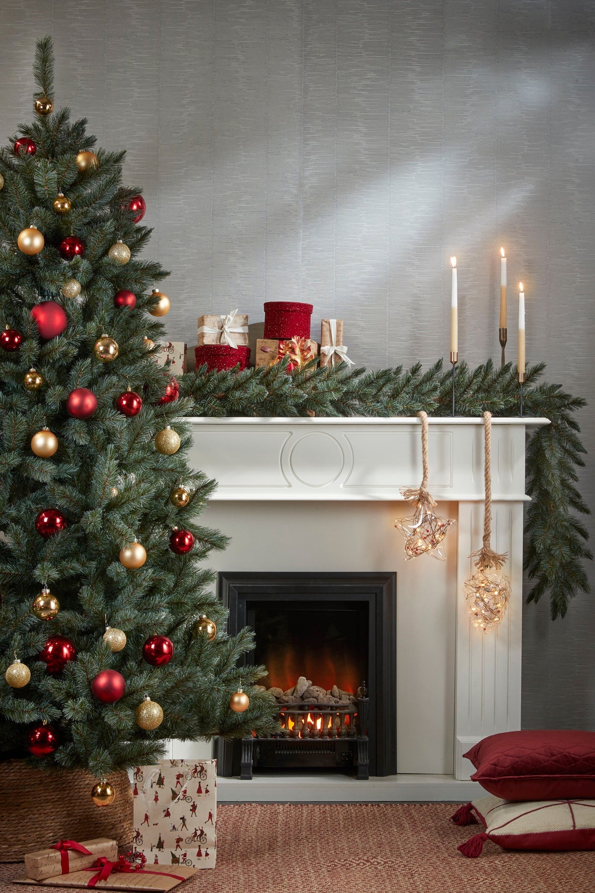 Mica Decorations Kerstboomrok - H26 x Ø58 cm - bruin - maximondo